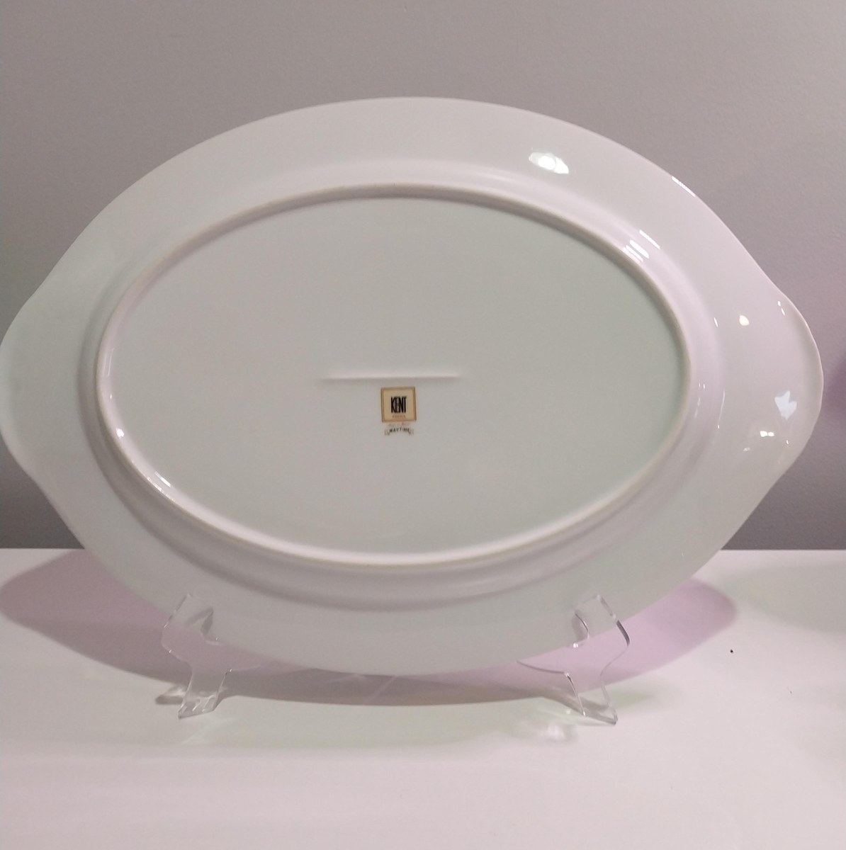 Vintage 17 1/2" Maytime Platter by Kent, Japan, Large, view 9