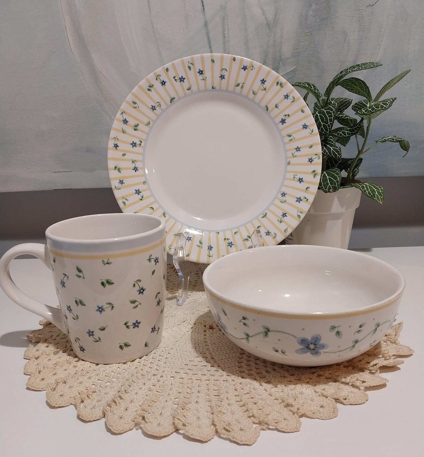 Vintage Pfaltzgraff Melissa Stoneware: 80s Floral Dinnerware, You Choose