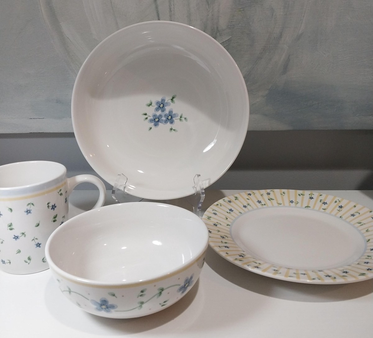 Vintage Pfaltzgraff Melissa Stoneware: 80s Floral Dinnerware, You Choose, view 3