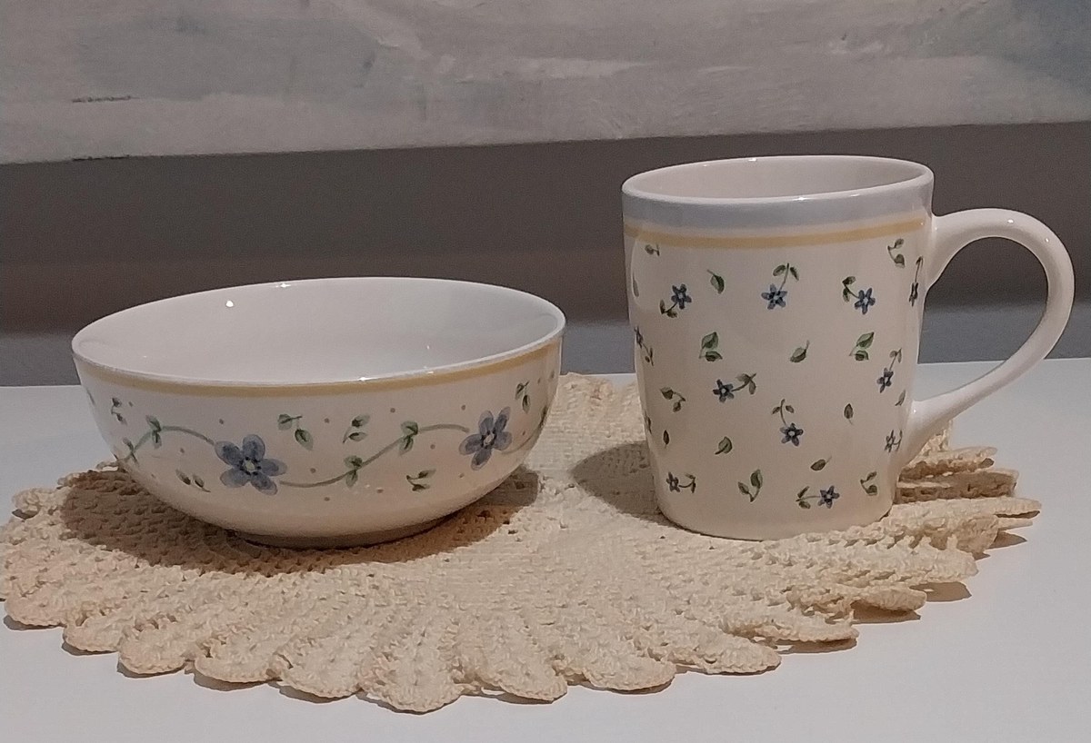 Vintage Pfaltzgraff Melissa Stoneware: 80s Floral Dinnerware, You Choose, view 4