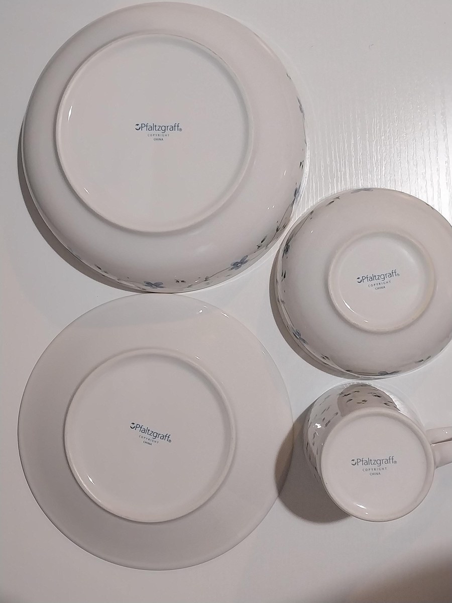 Vintage Pfaltzgraff Melissa Stoneware: 80s Floral Dinnerware, You Choose, view 6