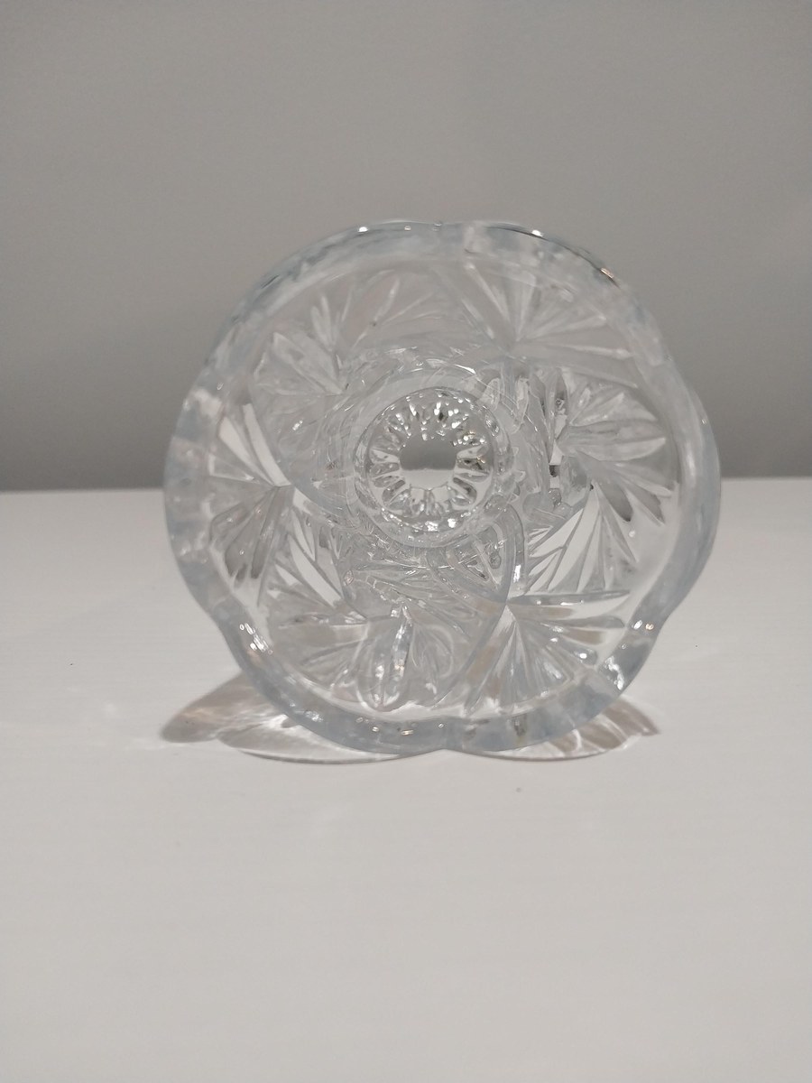 Vintage Cristal D'Arques Vincennes Bud Vase: French Cut Crystal, 5", view 8