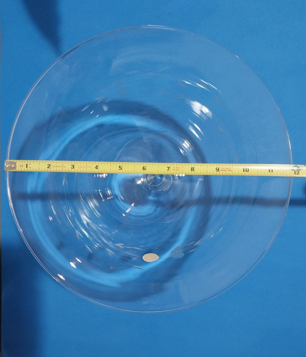 Vintage Princess House Crystal Compote Bowl: XL Heritage Pedestal Centerpiece, view 6