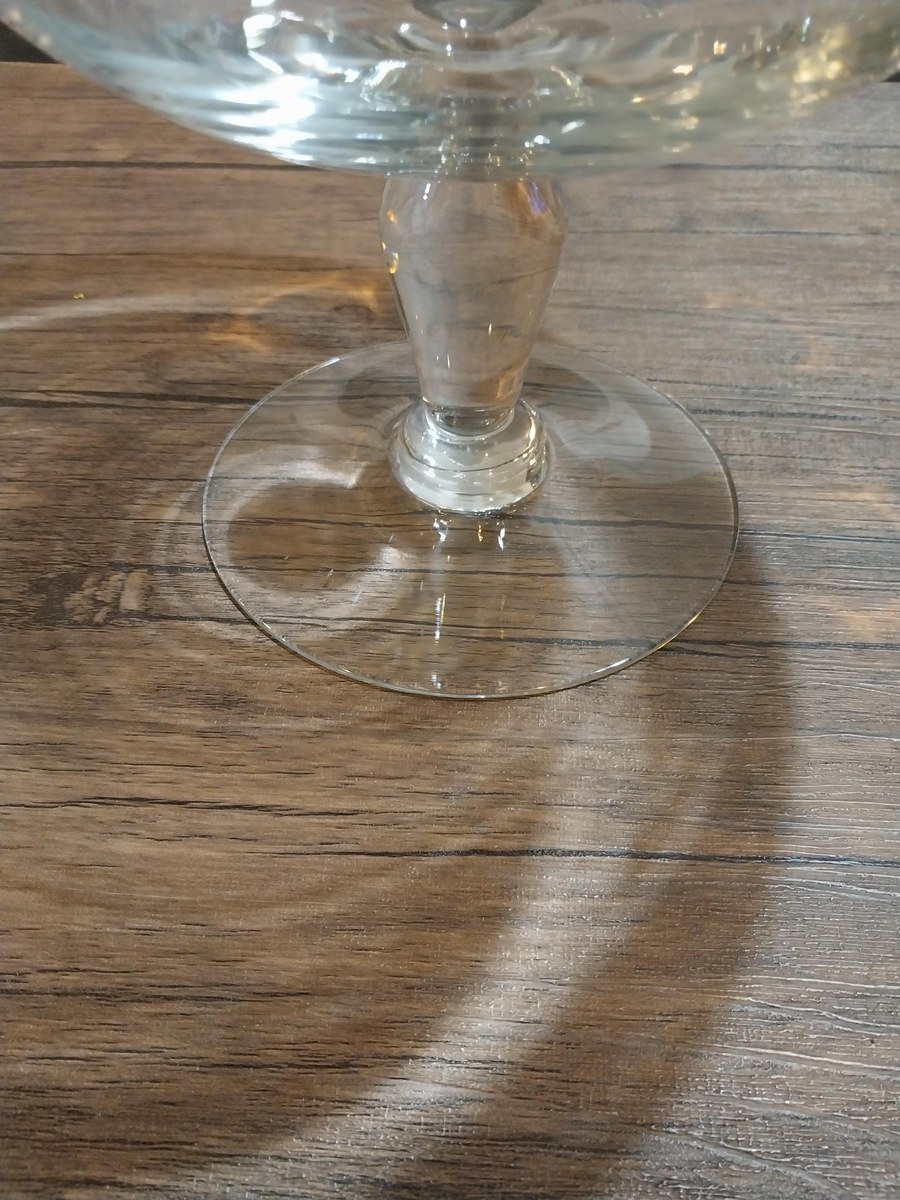 Vintage Princess House Crystal Compote Bowl: XL Heritage Pedestal Centerpiece, view 9