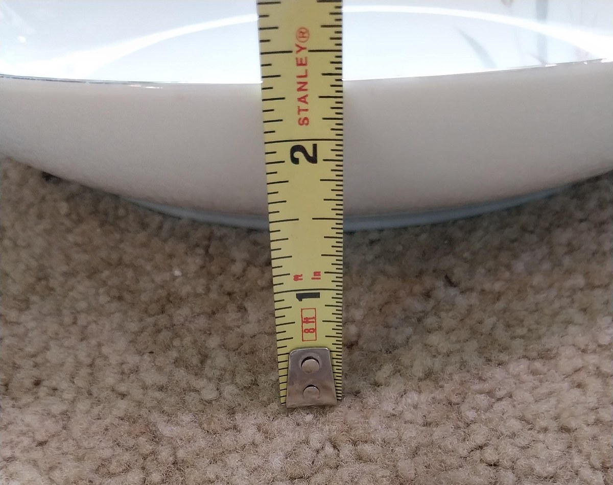 Vintage Platinum Wheat Serving Bowl: Fine China Japan, 1950s, view 5