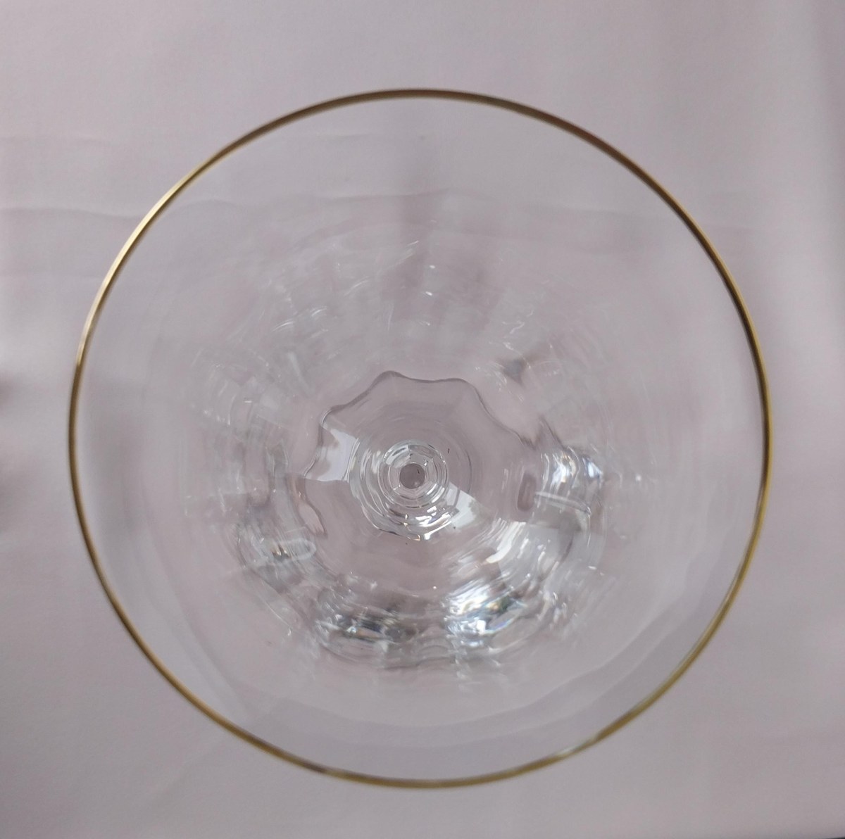 Mikasa Sonata Gold Wine Glasses (Set of 4) - Handblown Crystal Barware, view 4