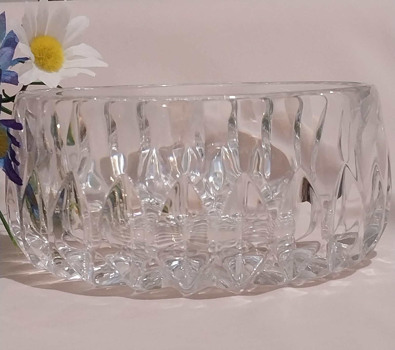 Gorham Althea Crystal Bowl: Vintage MCM Candy Dish, West Germany
