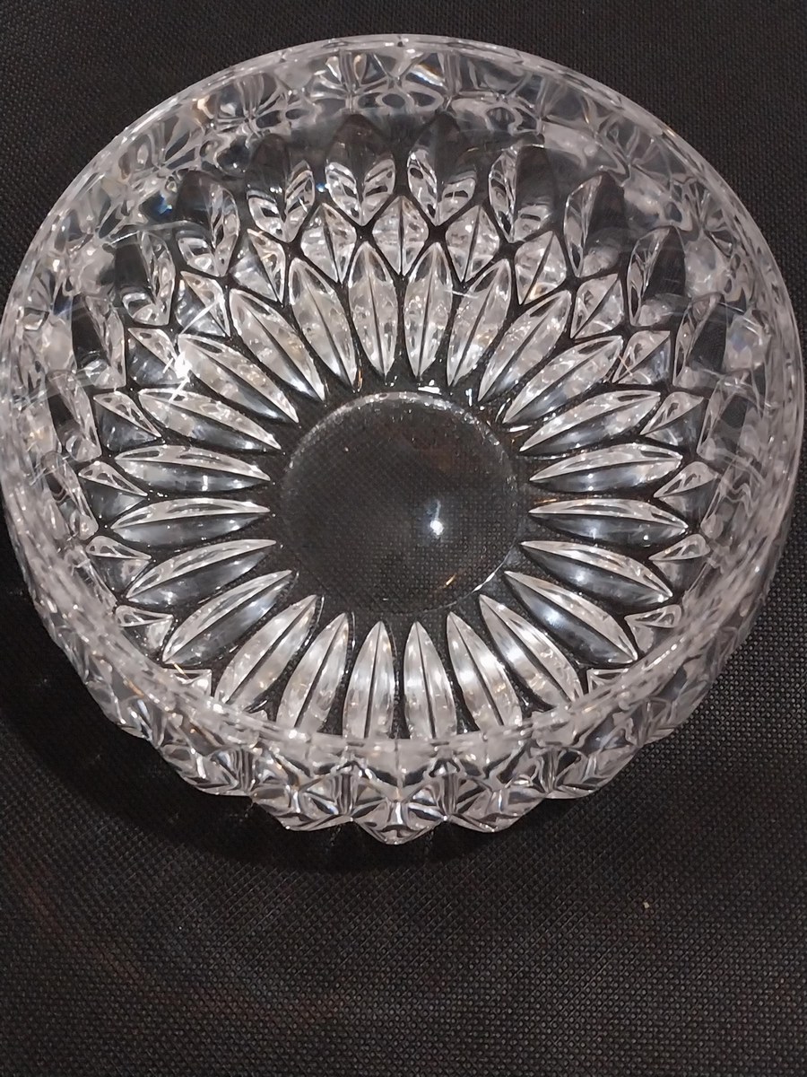 Gorham Althea Crystal Bowl: Vintage MCM Candy Dish, West Germany, view 10