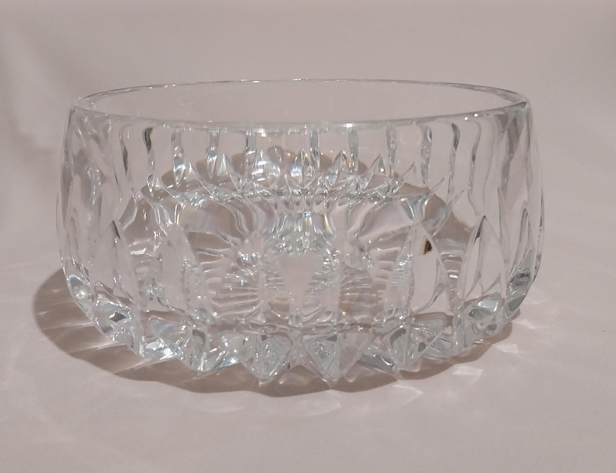 Gorham Althea Crystal Bowl: Vintage MCM Candy Dish, West Germany, view 3