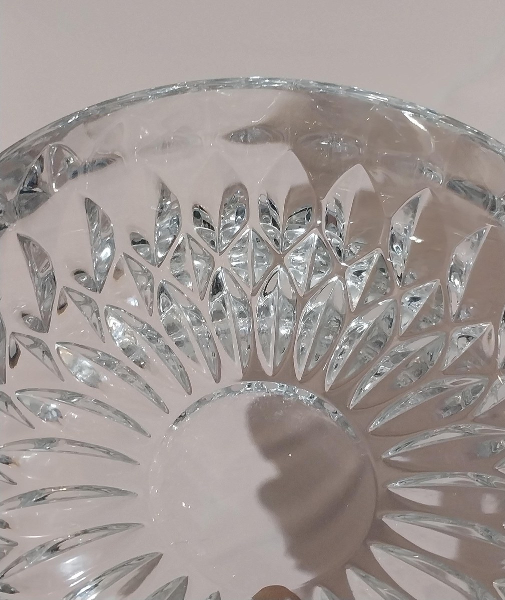 Gorham Althea Crystal Bowl: Vintage MCM Candy Dish, West Germany, view 4