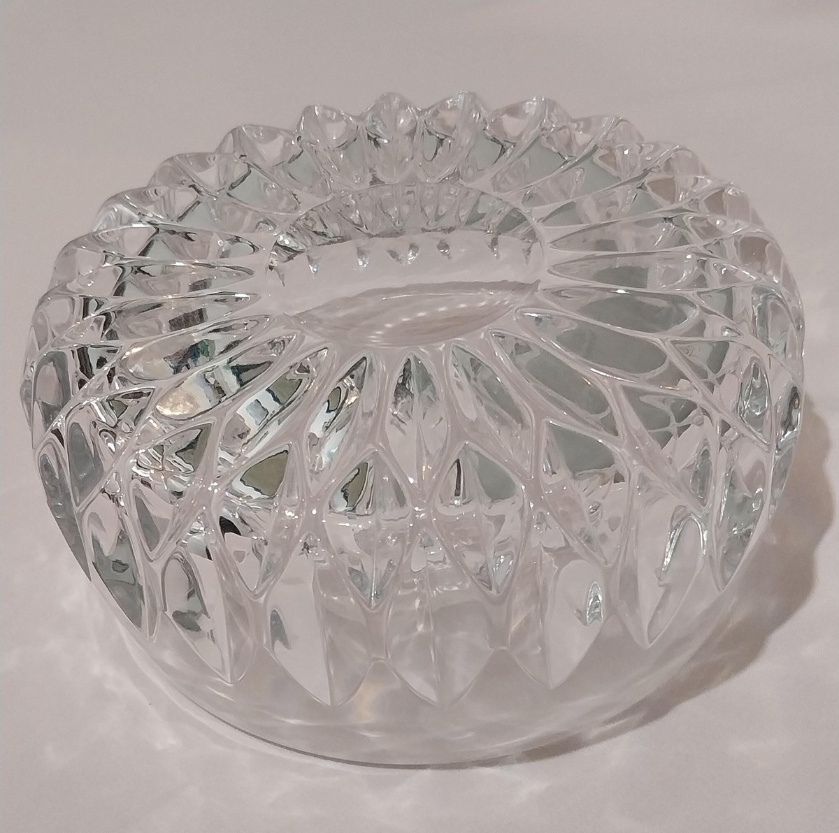Gorham Althea Crystal Bowl: Vintage MCM Candy Dish, West Germany, view 5
