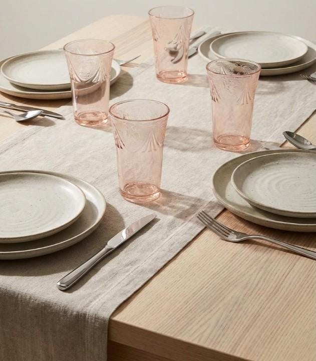 Hazel Atlas Royal Lace Pink Depression Glass Tumblers Set of 4 Rare 12 oz Iced Tea Glasses 1934-1941, view 14