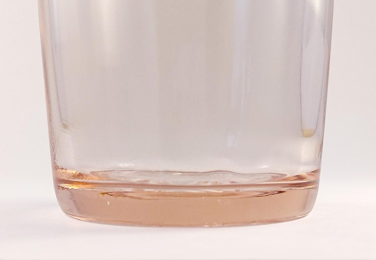 Hazel Atlas Royal Lace Pink Depression Glass Tumblers Set of 4 Rare 12 oz Iced Tea Glasses 1934-1941, view 6