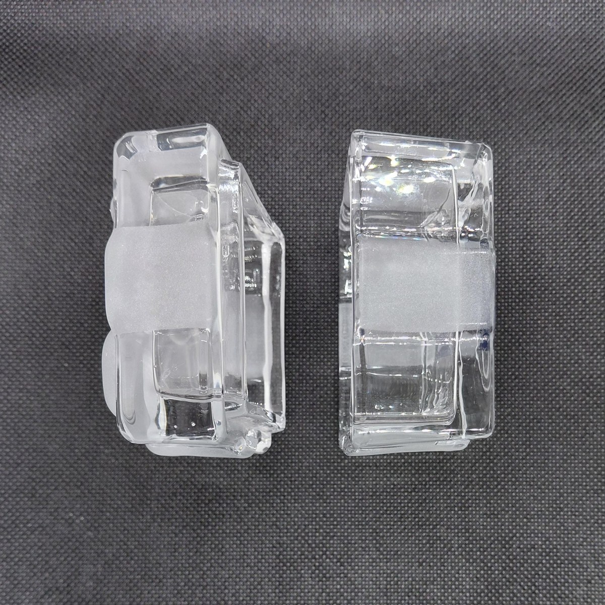 Vintage Mikasa Crystal Gift Box: Frosted Bow Lid, Celebrations Collection, view 6