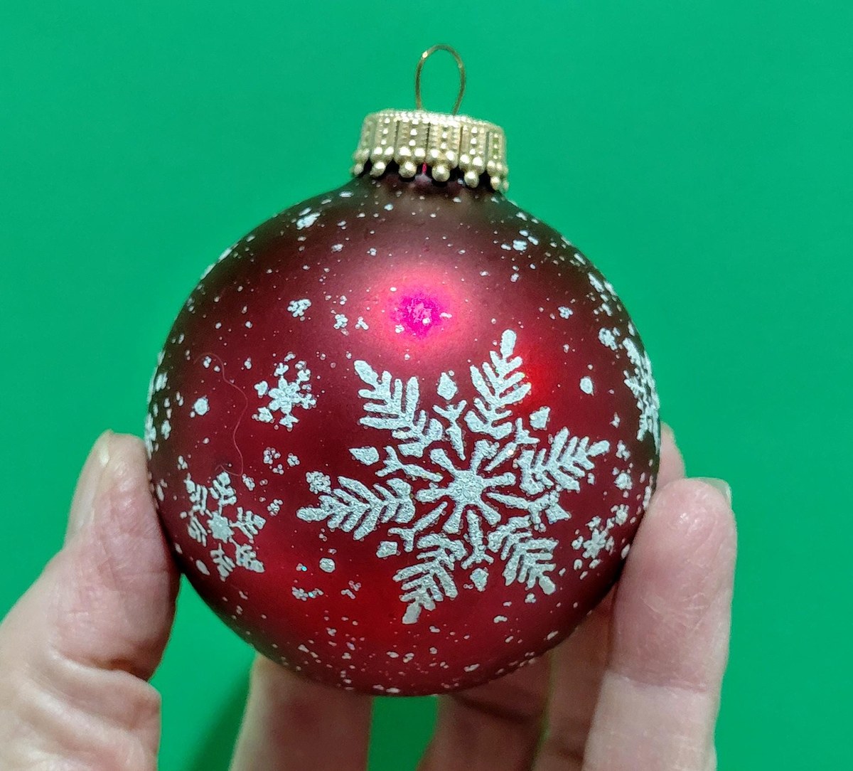 Vintage Krebs Glass Christmas Ornaments, 1970s Nature's Blessings Set, view 10