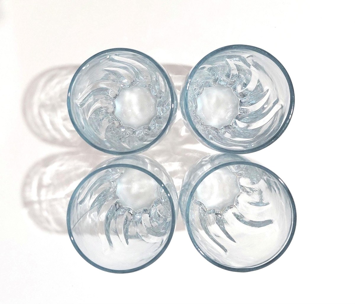 Anchor Hocking Central Park Blue Highball Glasses Set, view 7