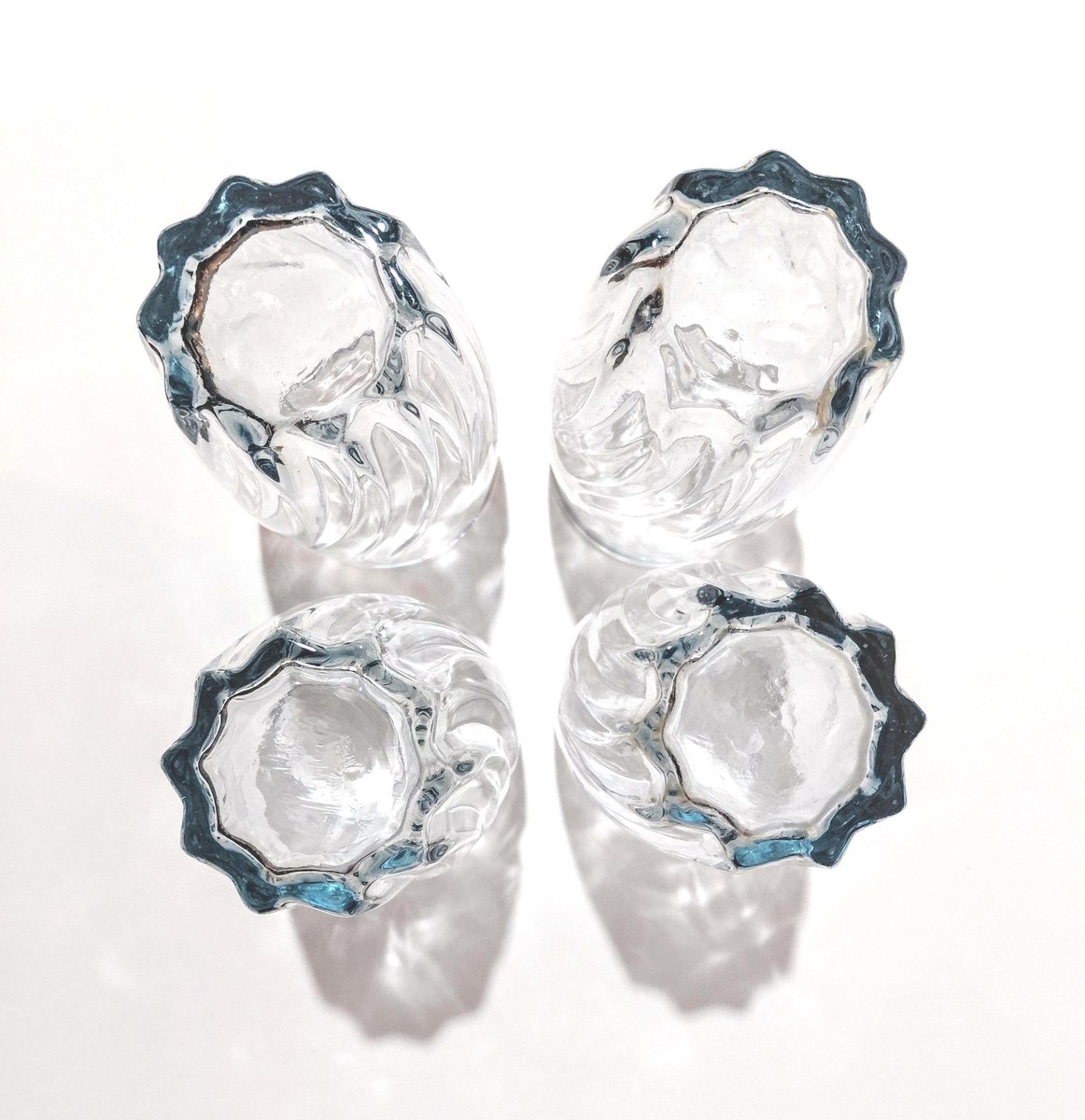 Anchor Hocking Central Park Blue Highball Glasses Set, view 9