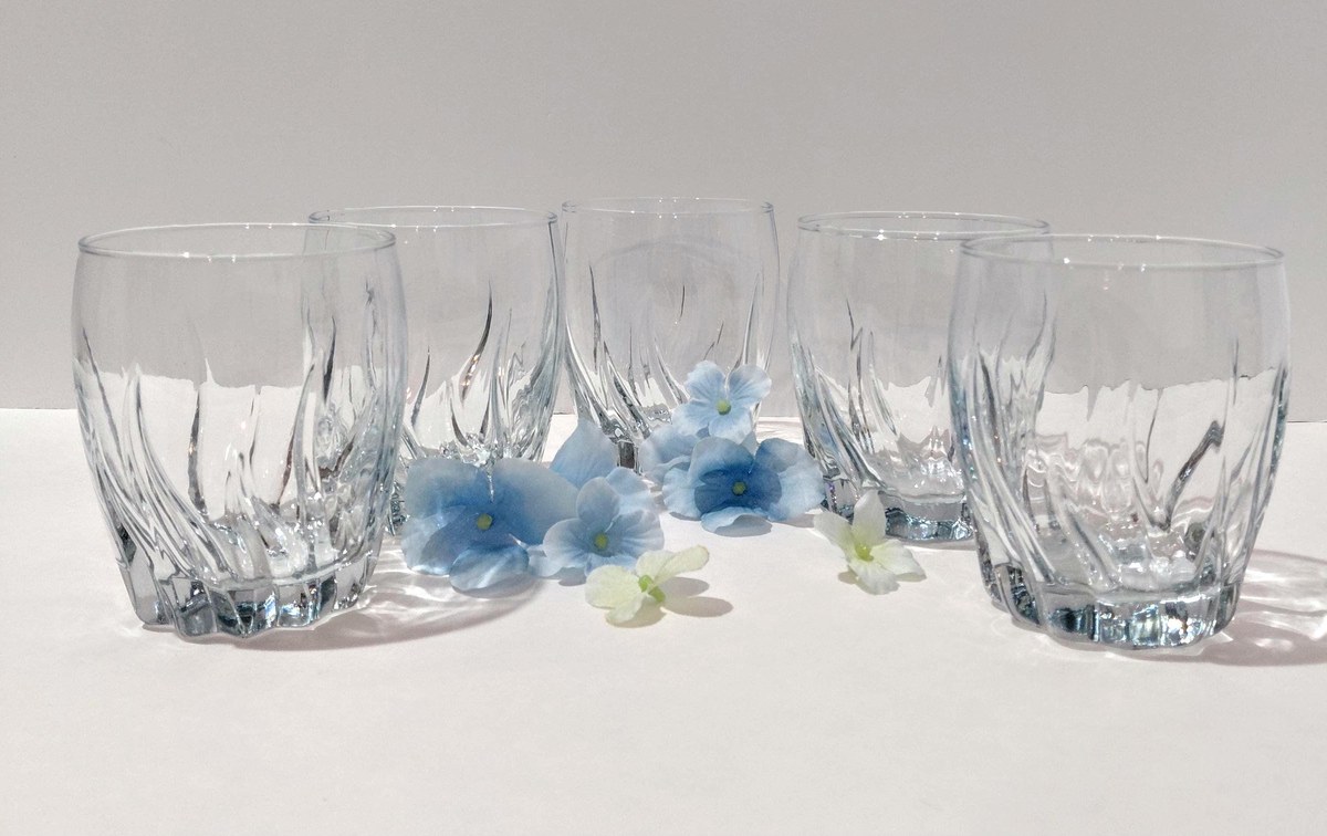 Anchor Hocking Central Park Blue Lowball Set, view 2