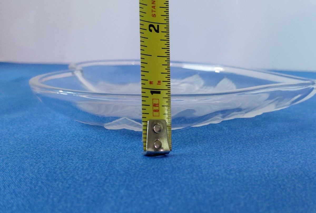 Vintage Studio Nova Winter Rose Heart Tray, Frosted Glass Trinket Dish, view 13