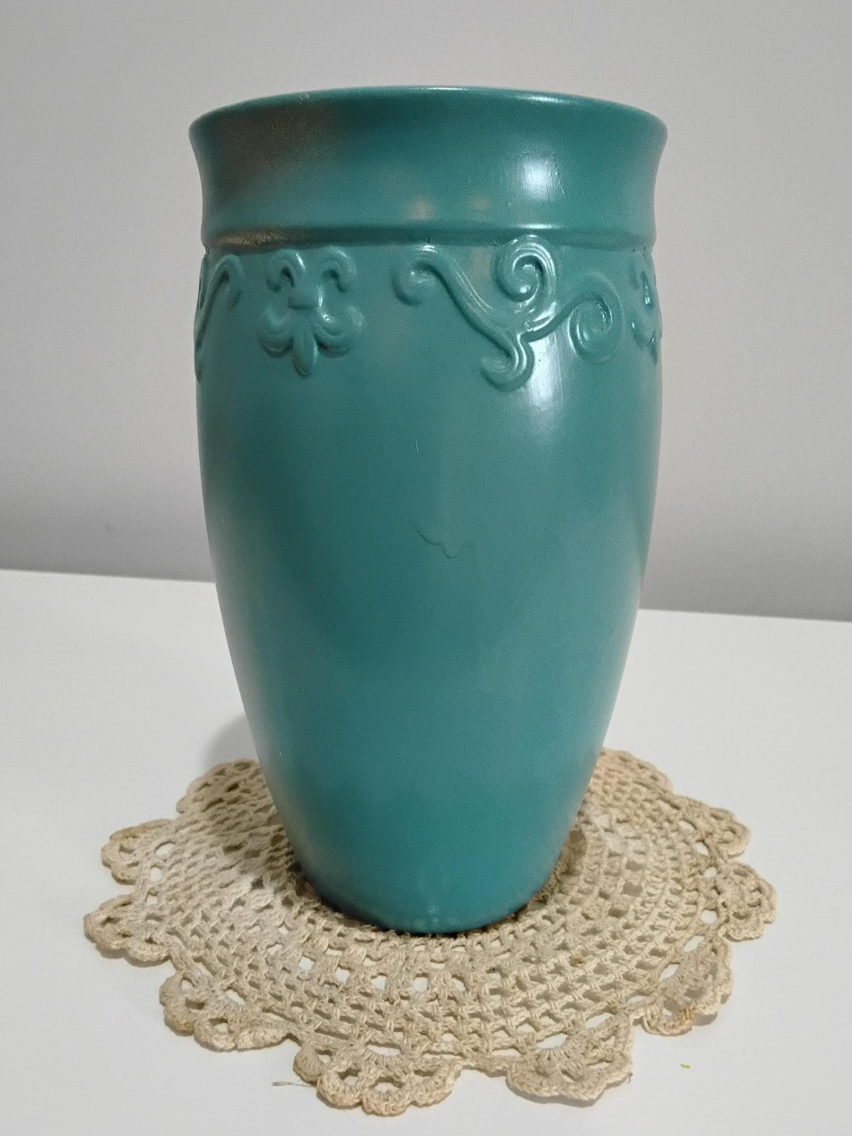 Rookwood Pottery Blue Crystalline Glaze Vase 1920s Art Pottery