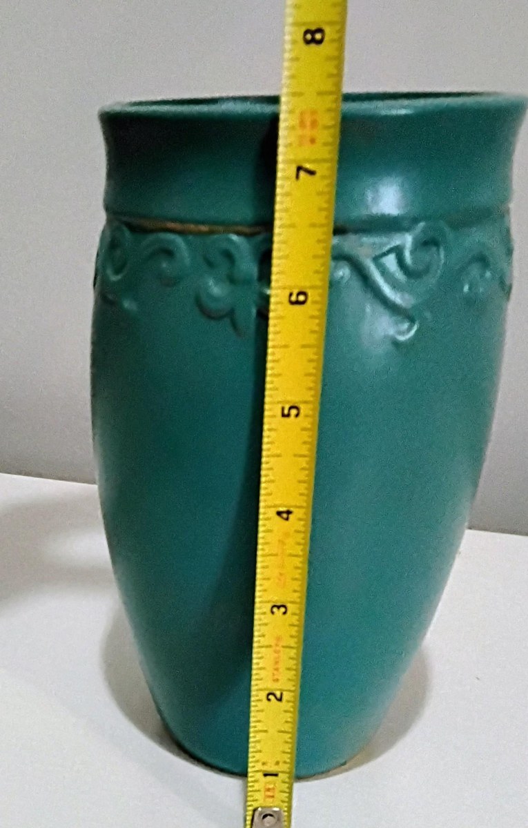 Rookwood Pottery Blue Crystalline Glaze Vase 1920s Art Pottery, view 6