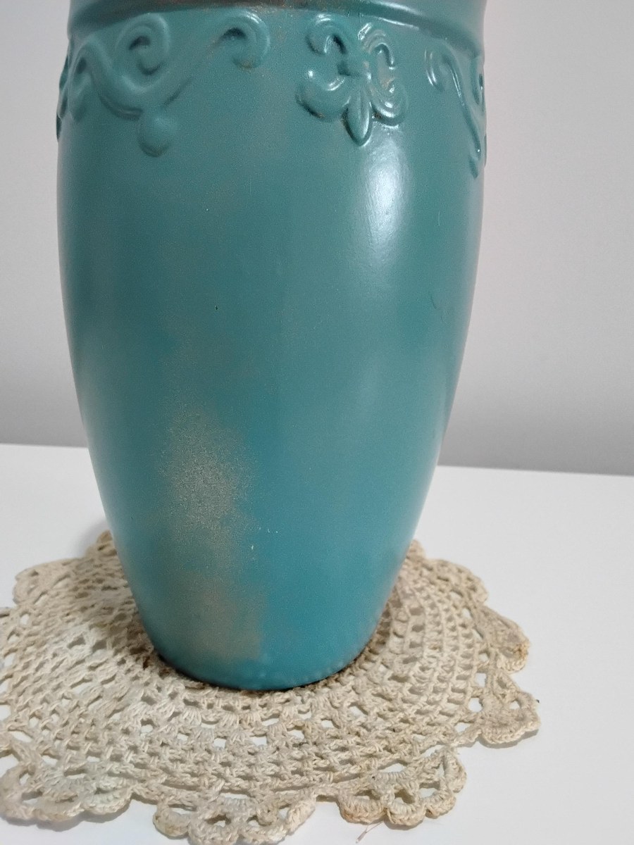 Rookwood Pottery Blue Crystalline Glaze Vase 1920s Art Pottery, view 7