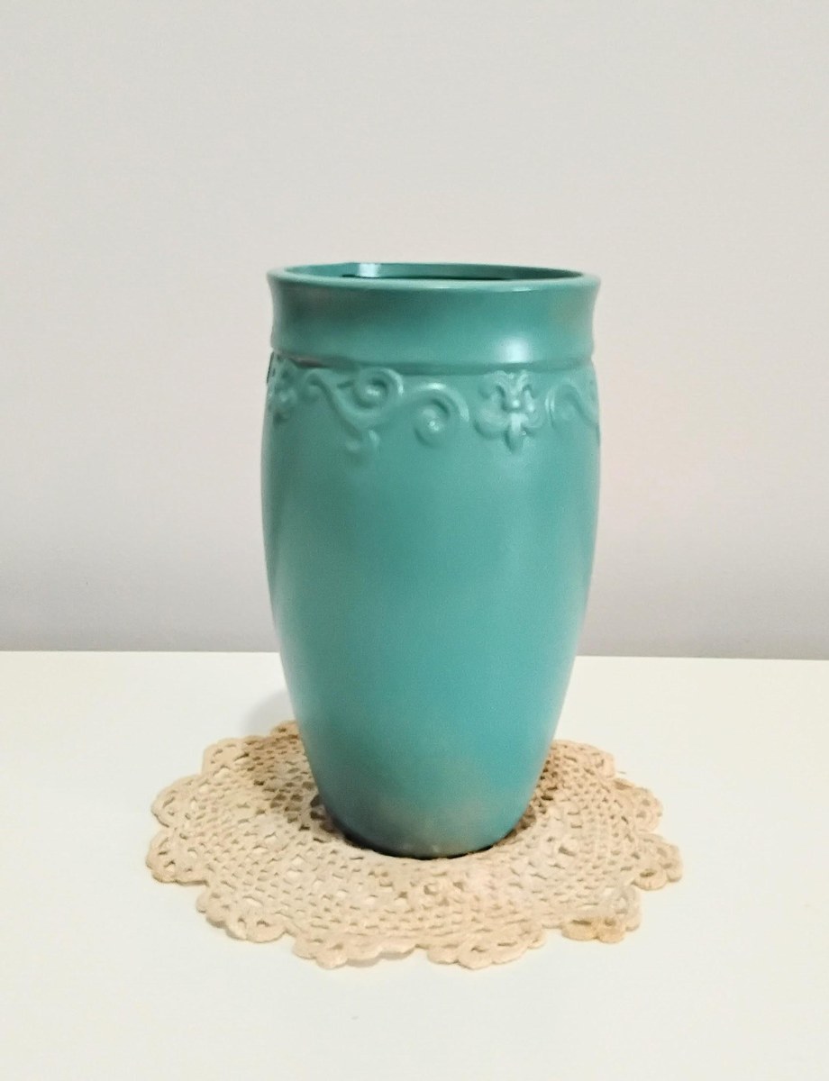Rookwood Pottery Blue Crystalline Glaze Vase 1920s Art Pottery, view 9