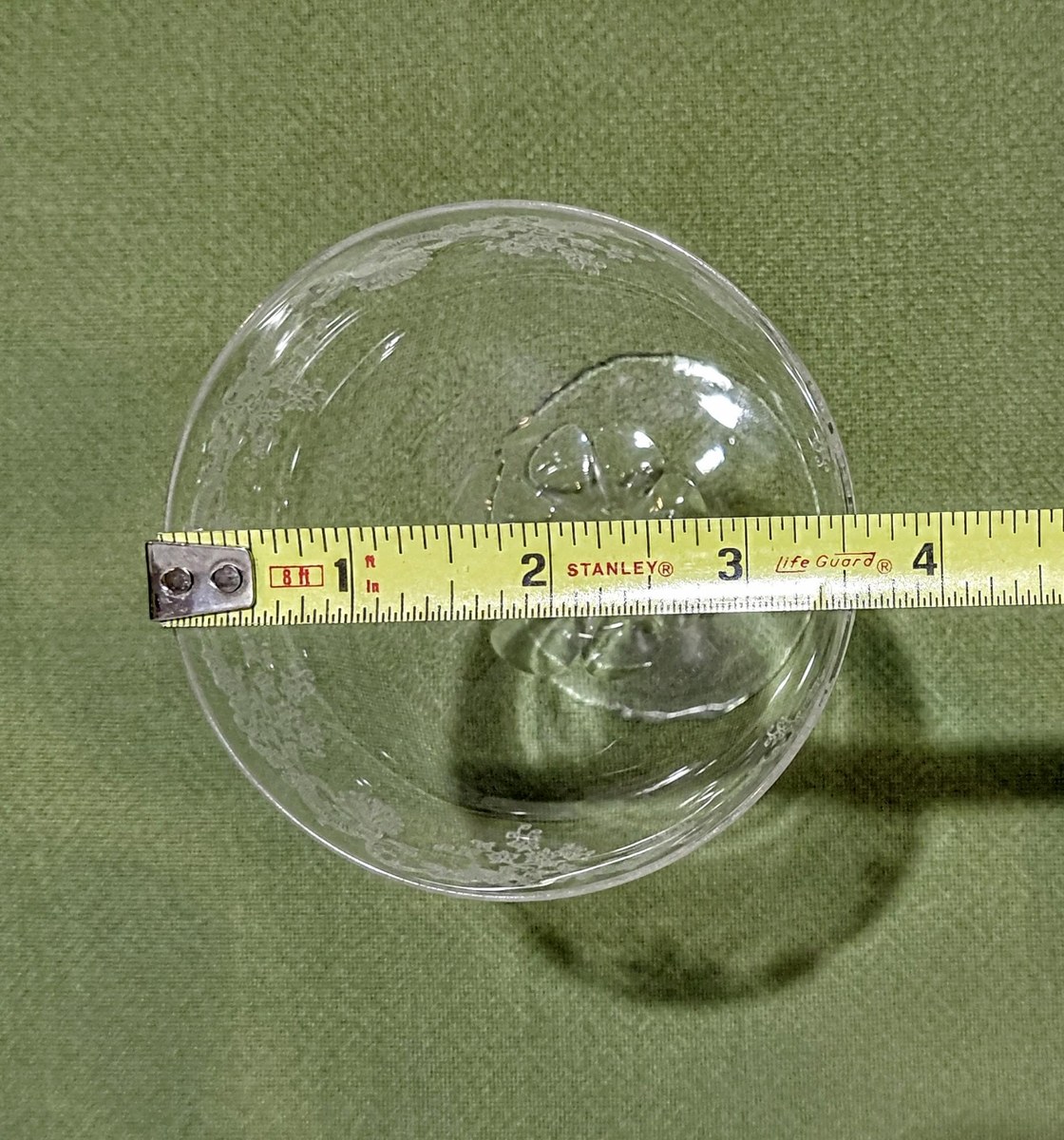 Vintage Seneca Etched Crystal Stemware Set, view 4
