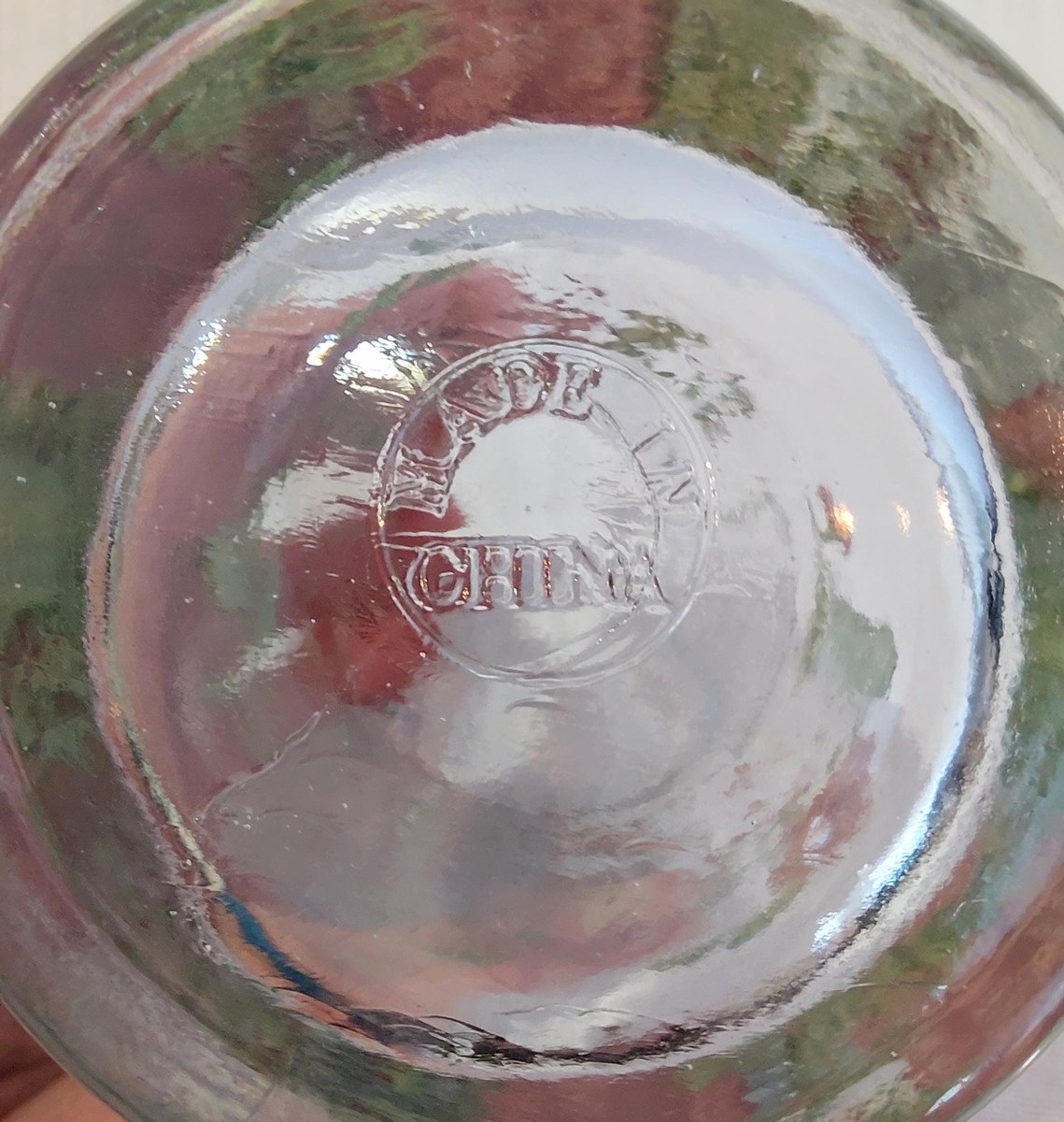 Farberware Clear Glass Tumblers Set of 2 8 oz Heavy Base Drinking Glasses 1990s, view 7