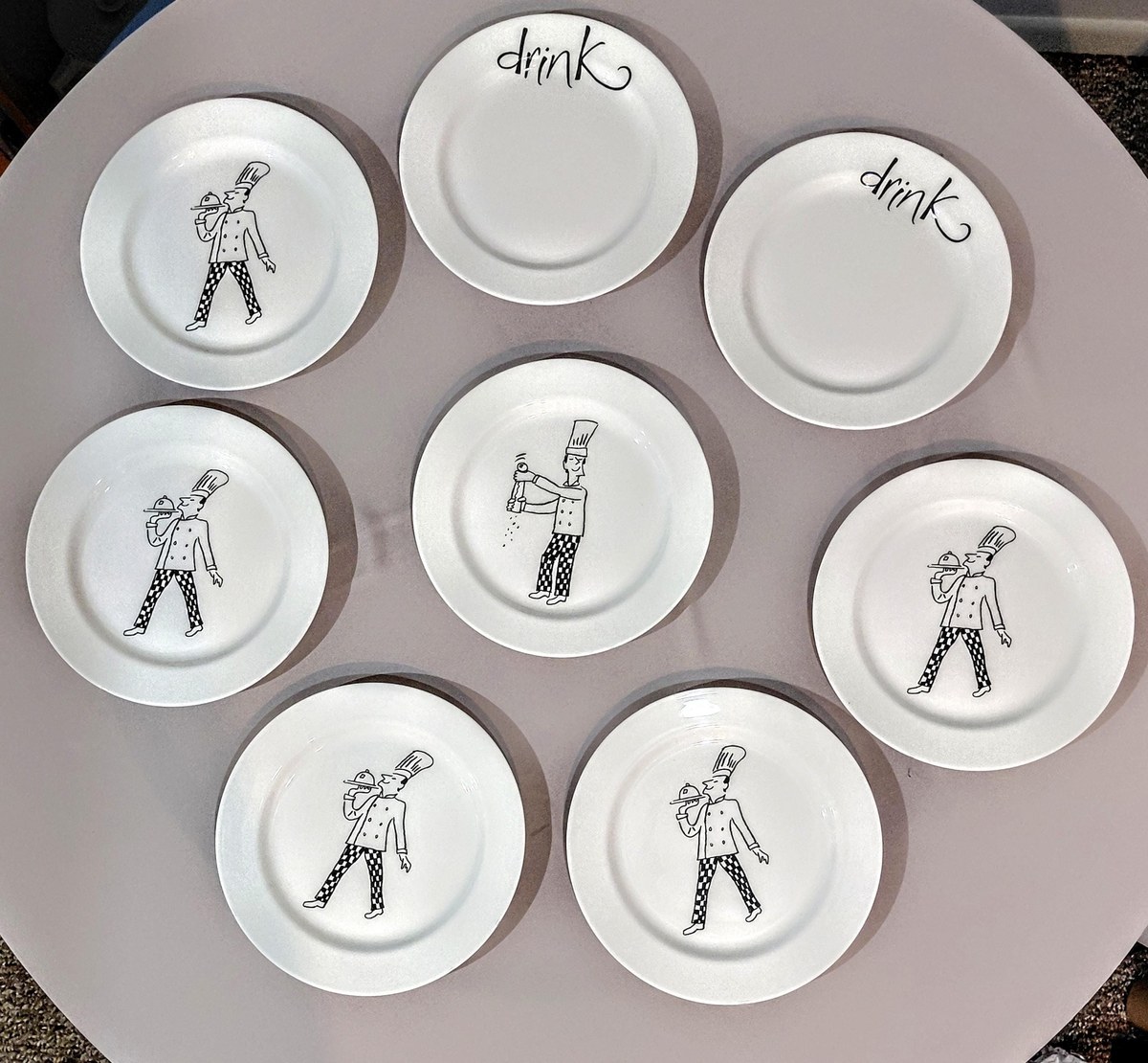 Wedgwood Grand Gourmet Chef Plates Set of 8 Bone China England, view 2