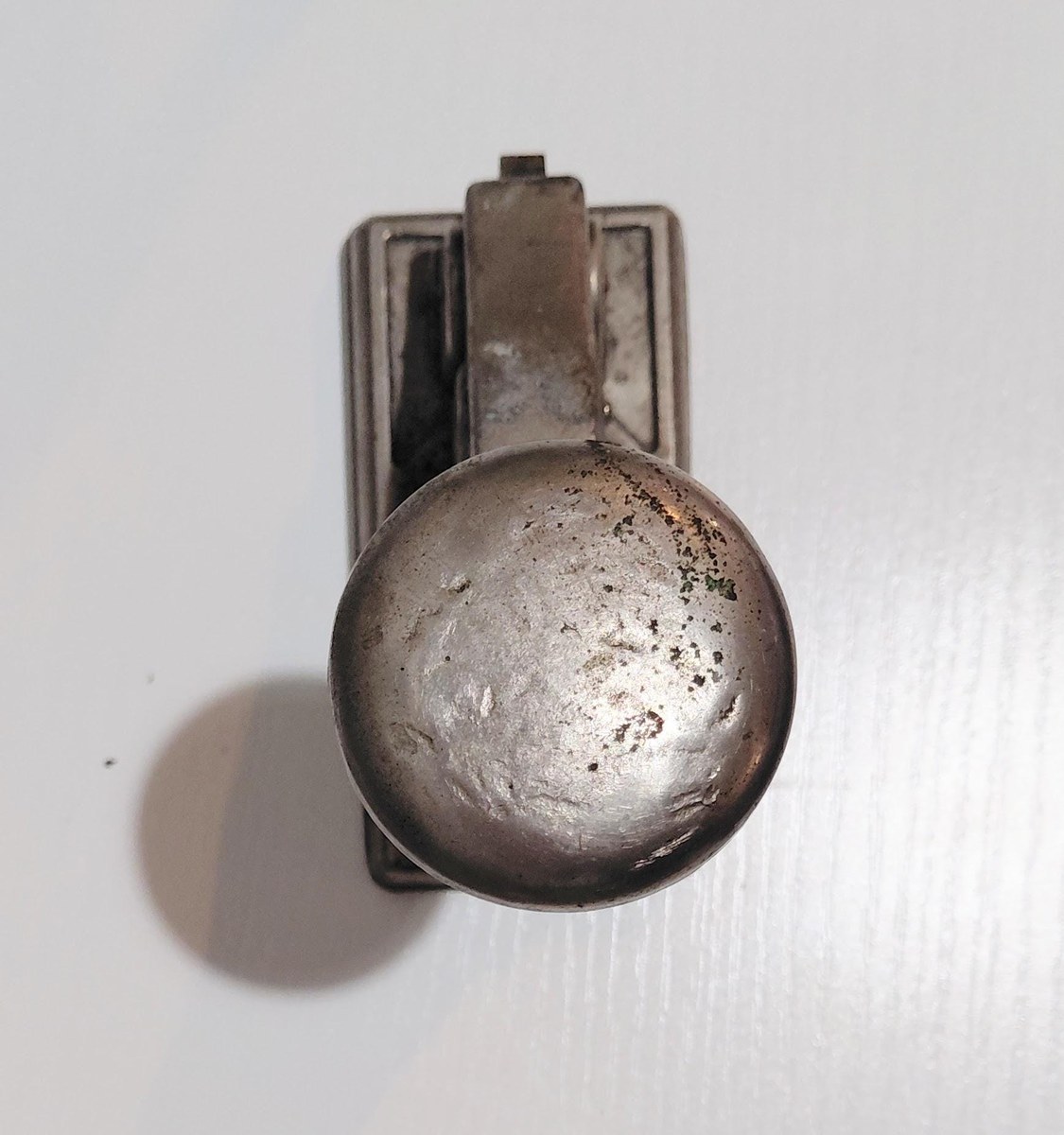 Antique Hotchkiss No 1 Stapler 1925 Patent Industrial Office Tool Vintage Desk Accessory Paper Fastener Collectible, view 13