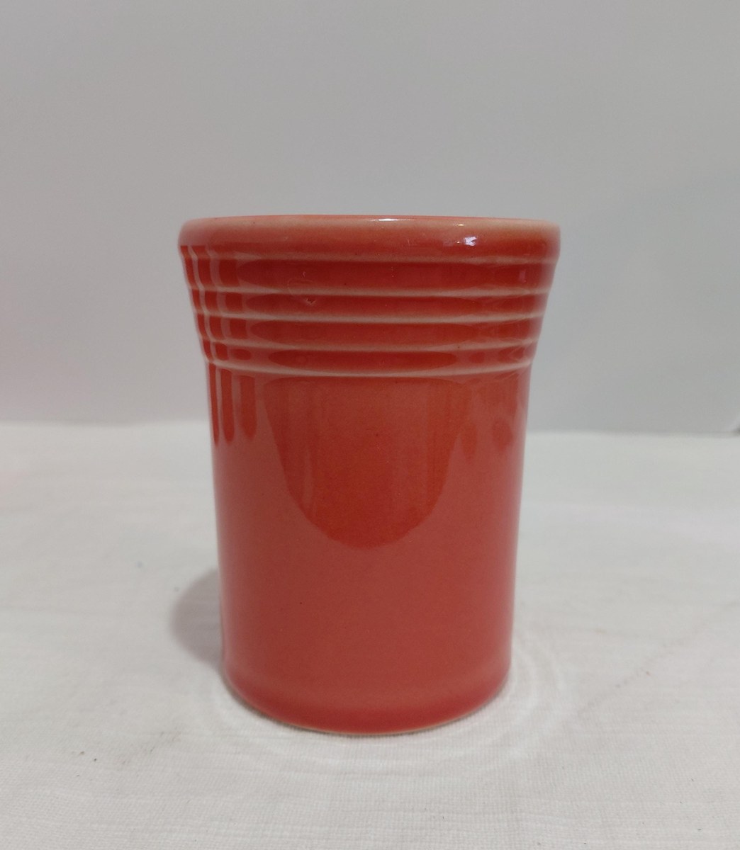 Fiesta Persimmon 60th Anniversary Tumblers Set of 4 1996 Homer Laughlin USA, view 17