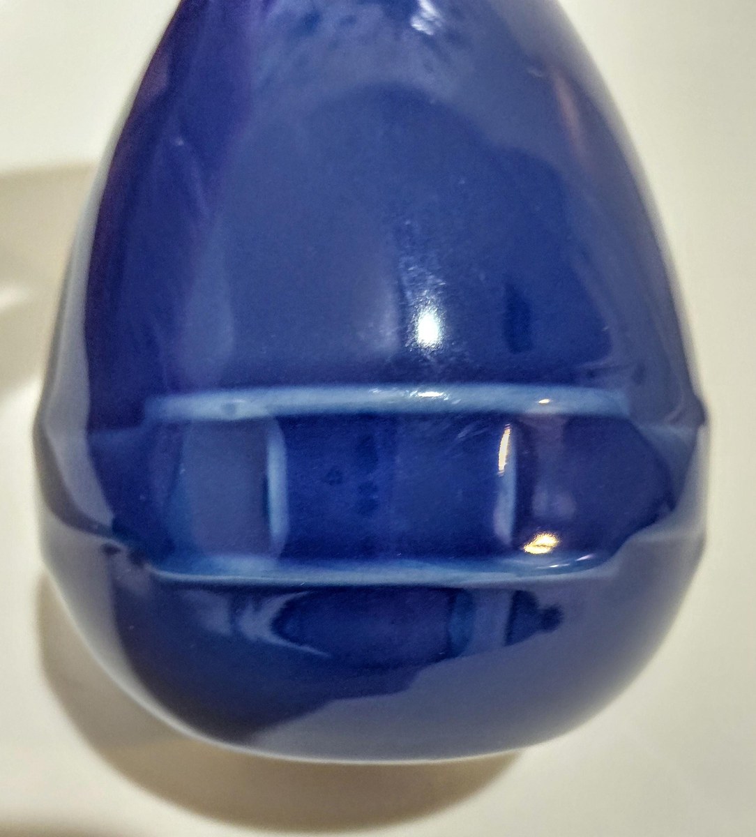 Longaberger Cornflower Blue Bud Vase – Woven Traditions Farmhouse Decor, view 2
