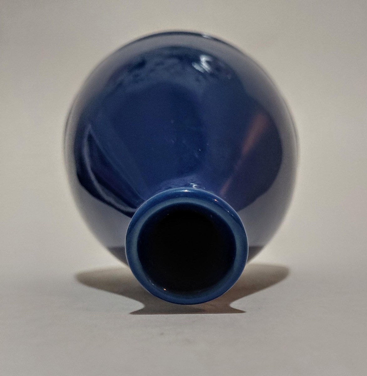Longaberger Cornflower Blue Bud Vase – Woven Traditions Farmhouse Decor, view 7