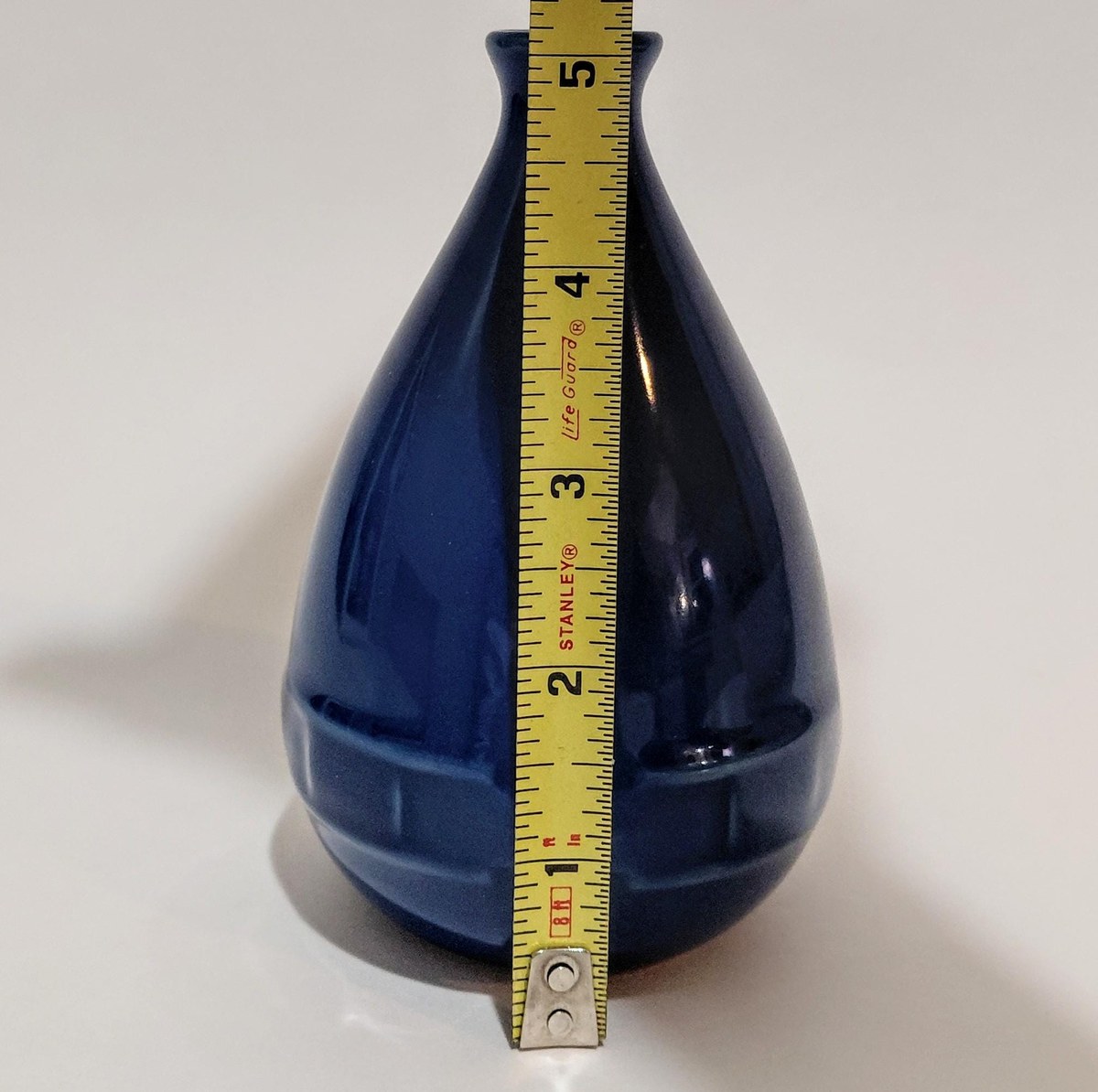 Longaberger Cornflower Blue Bud Vase – Woven Traditions Farmhouse Decor, view 8