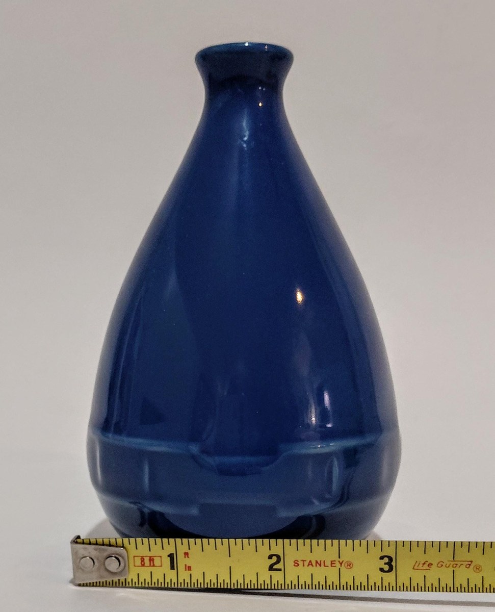 Longaberger Cornflower Blue Bud Vase – Woven Traditions Farmhouse Decor, view 9