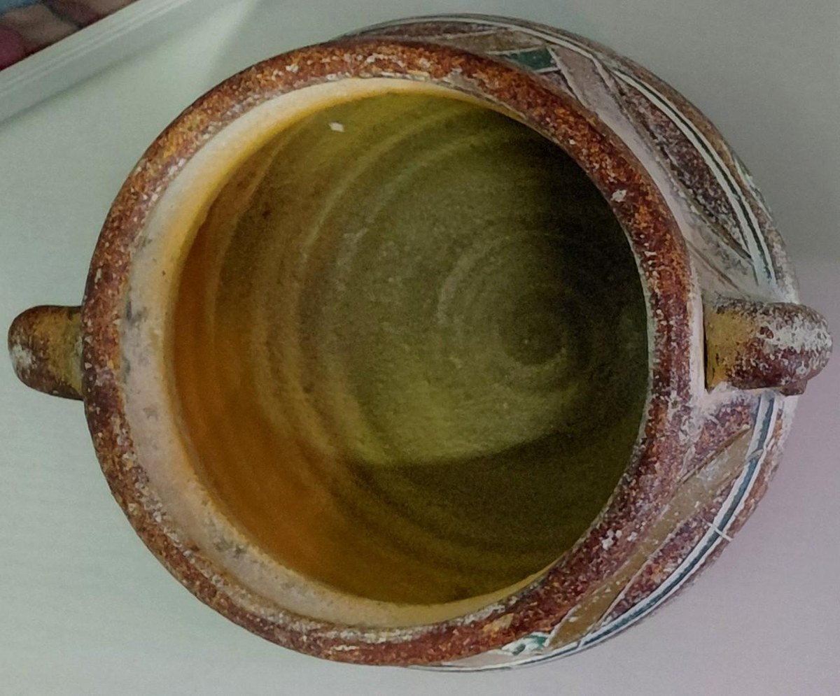 Studio Pottery Amphora Planter Vase Rustic Southwestern Ceramic Vessel, view 15