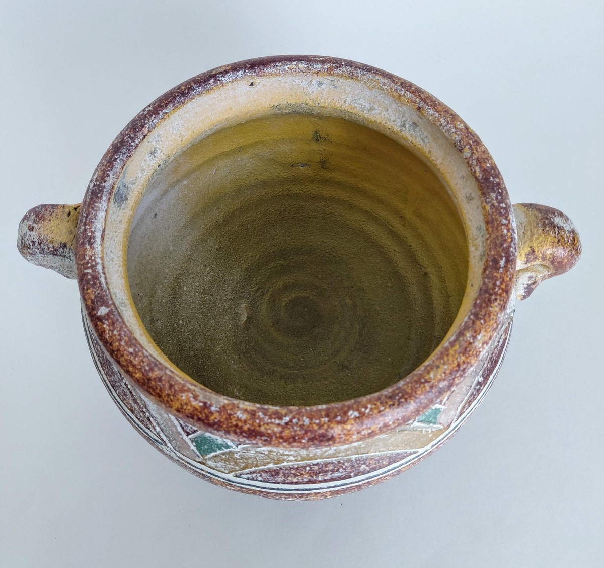 Studio Pottery Amphora Planter Vase Rustic Southwestern Ceramic Vessel, view 3