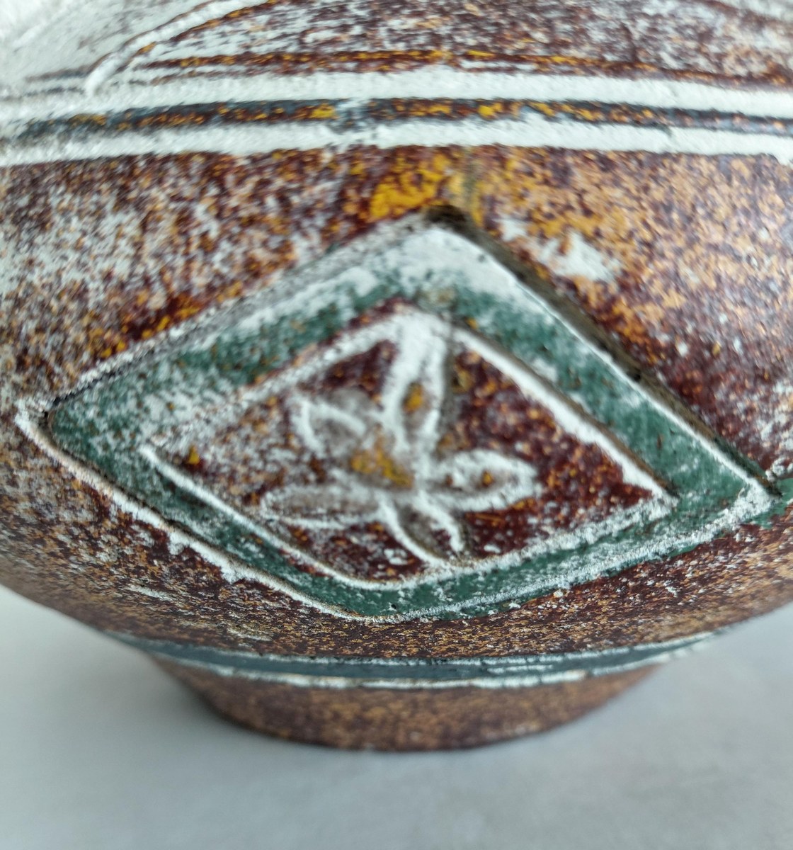 Studio Pottery Amphora Planter Vase Rustic Southwestern Ceramic Vessel, view 5