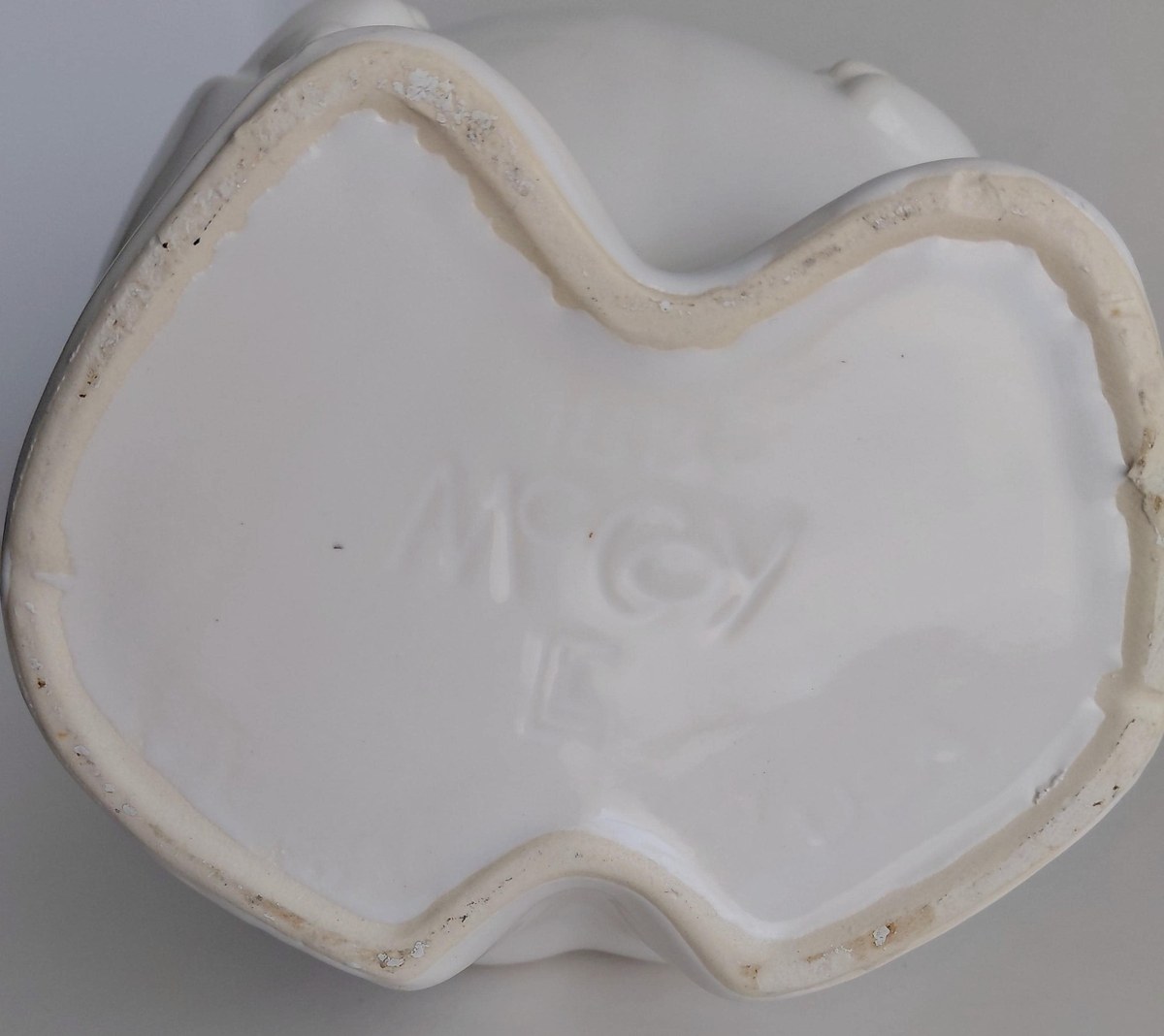 Vintage McCoy Bobby Baker Cookie Jar, White Ceramic Doughboy #183, Retro Kitchen Decor, Collectible McCoy Pottery, view 6