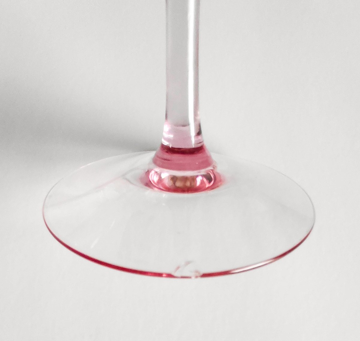 Fostoria Silhouette Pink Champagne Coupes Set of 8 Vintage Crystal Stemware, view 10