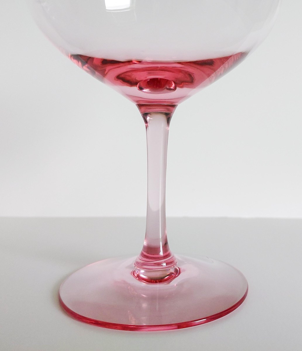 Fostoria Silhouette Pink Champagne Coupes Set of 8 Vintage Crystal Stemware, view 9