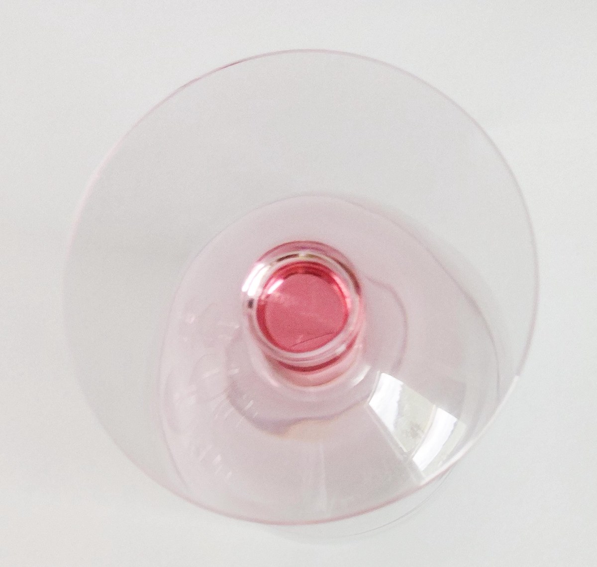 Fostoria Silhouette Pink Iced Tea Glasses Set of 6 Vintage Crystal Stemware, view 13