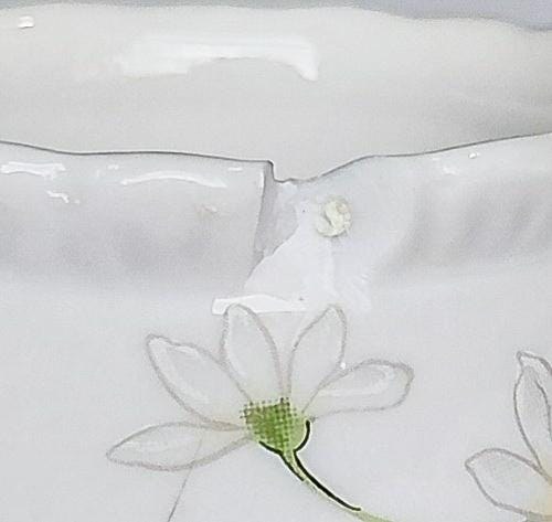 Lefton Daisy Napkin Rings Set of 4, Vintage 1976 Hand Painted Japan Porcelain, Cottagecore Spring Table Decor, view 14