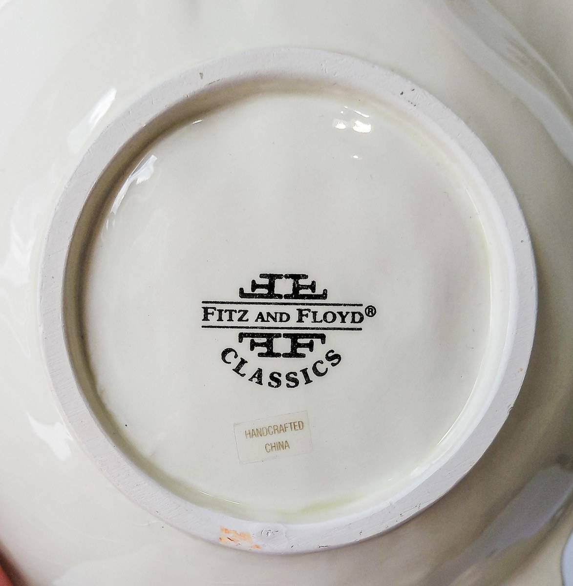 Fitz & Floyd Frosty Folks Snowman Serving Bowl, Vintage 1990 Christmas Candy Dish, Holiday Ceramic Decor 11.5 In, view 6