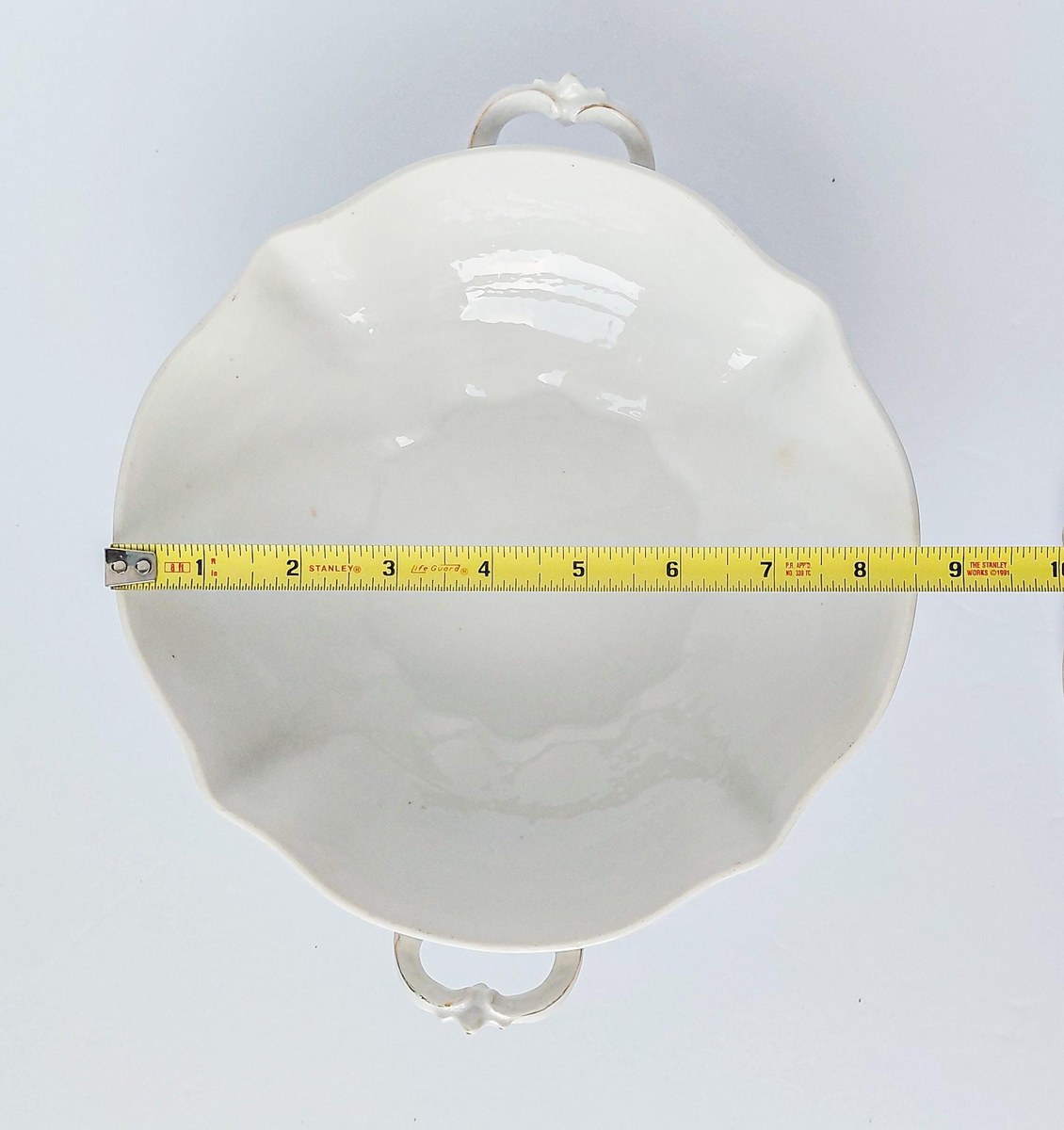 Habsburg HAB95 Round Covered Vegetable Bowl, Antique Austrian Porcelain Pink Floral Serving Bowl, 1892-1909 China, view 16