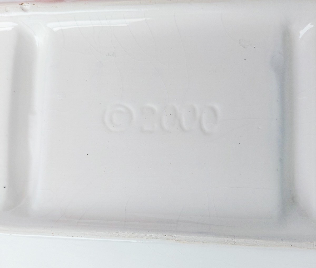 International Silver Co Christmas Divided Serving Tray, Vintage Ceramic Holiday Relish Candy Dish, Santa Snowman, view 9