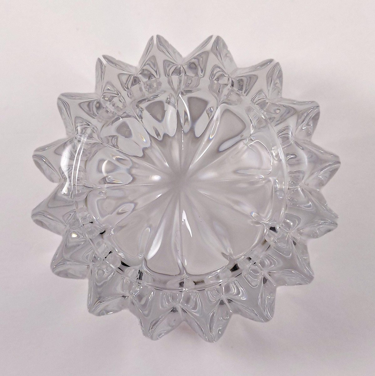 Princess House Heritage Romance Crystal Vanity Box #804, Vintage 1988 West Germany Lead Crystal Trinket Box, view 11