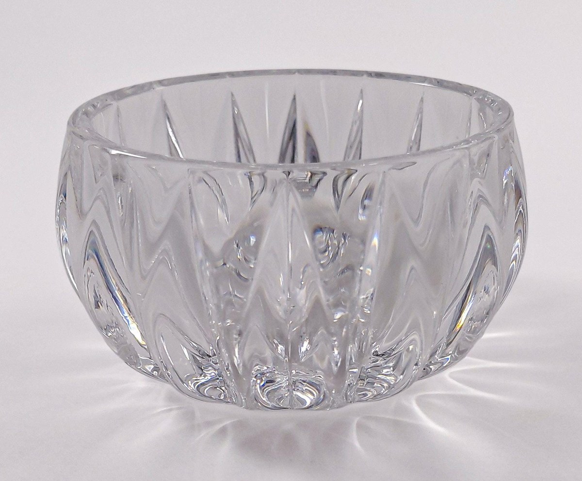 Princess House Heritage Romance Crystal Vanity Box #804, Vintage 1988 West Germany Lead Crystal Trinket Box, view 6