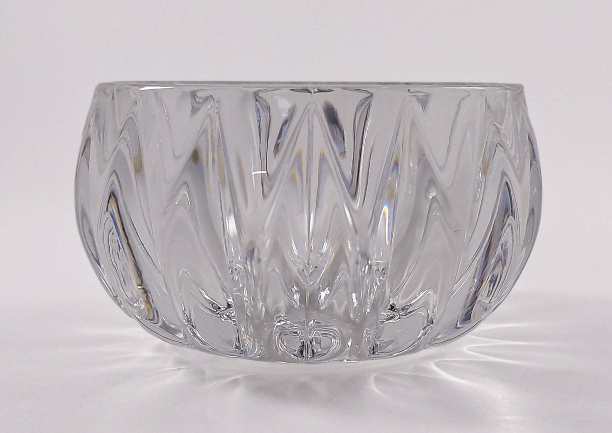 Princess House Heritage Romance Crystal Vanity Box #804, Vintage 1988 West Germany Lead Crystal Trinket Box, view 8